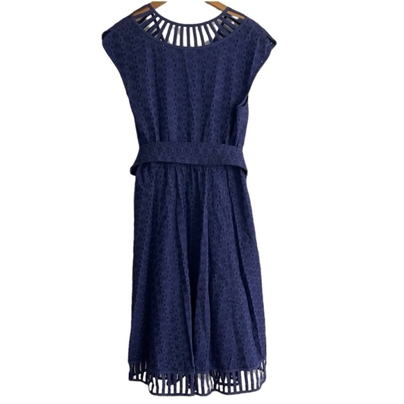 ANTHROPOLOGIE Plenty by Tracy Reese Women's Fit and Flare Eyelet Lace Dress - Picture 8 of 9